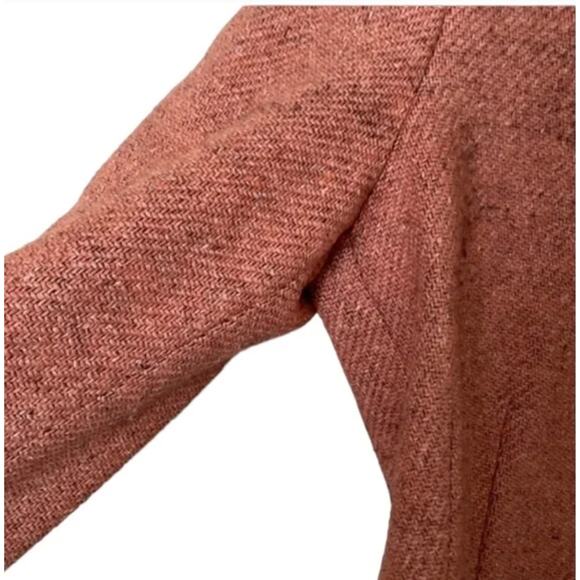 Moschino Pink Tweed Wool Blazer Sz 8 - Picture 4 of 7